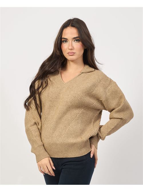 Yes Zee Women's V-Neck Sweater YES ZEE | M044-IM000203